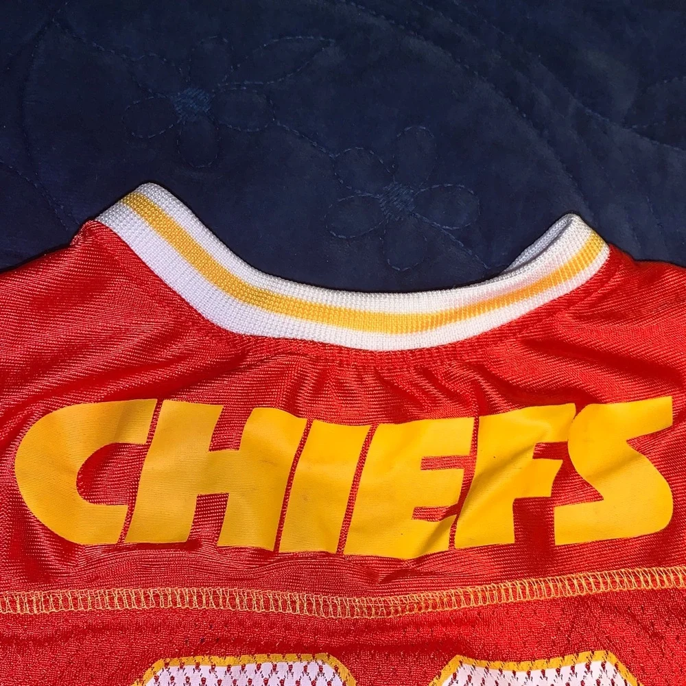 NFL Dog Red and Yellow Chiefs Jersey - Medium - Picture 3 of 7